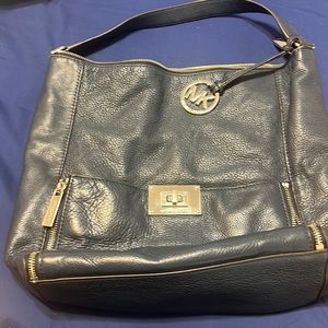 Navy blue Michael kors purse